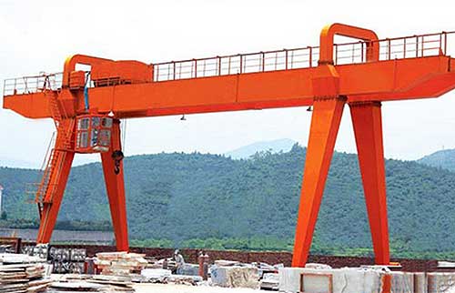 A frame gantry crane