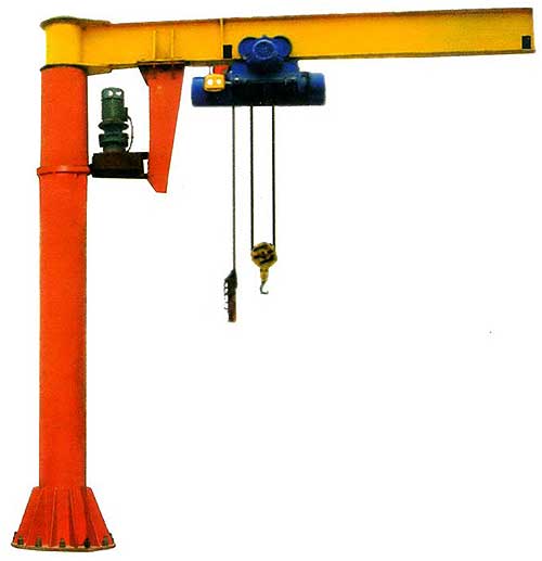 Floor mounted jib crane fabrication