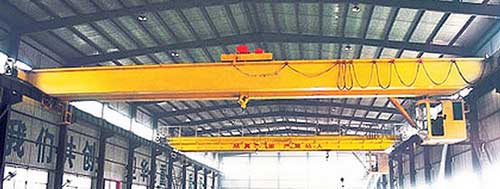 LH electric hoist double girder bridge crane