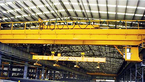 QC type electromagnetic double girder crane