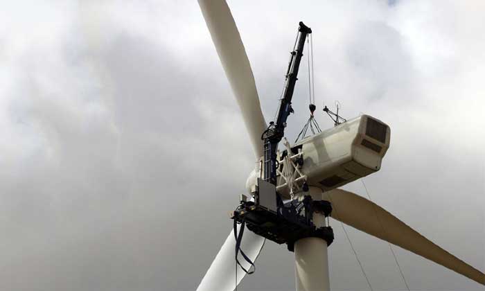 TICO wind turbine maintenance crane