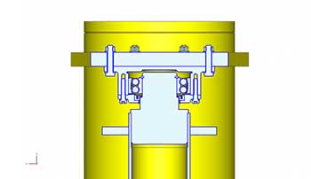 floor mounted jib crane hoist design drawing