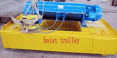 hoist trolley for double girder bridge crane