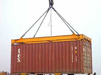 lifting mechanism of container crane