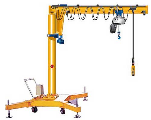 mobile jib crane design