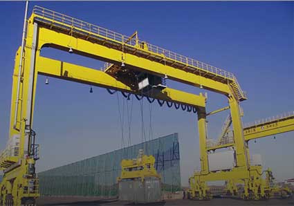 rubber tired gantry crane